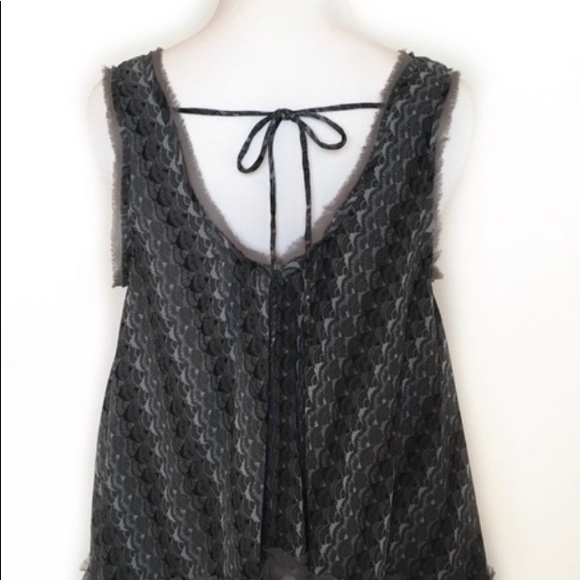 Free People Boho Cropped Lace Tie High - Picture 2 of 7